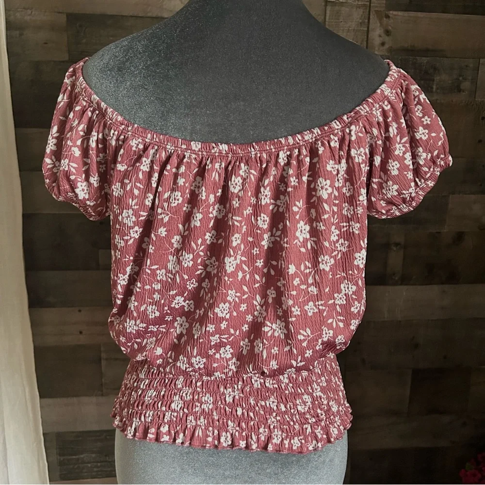 Rue21 Pink Smocked Blouse - Picture 3 of 6